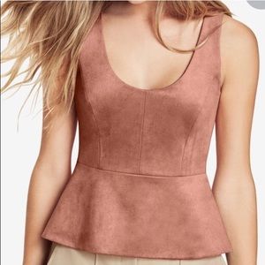 BCBG Cladiana Peplum Top XS
